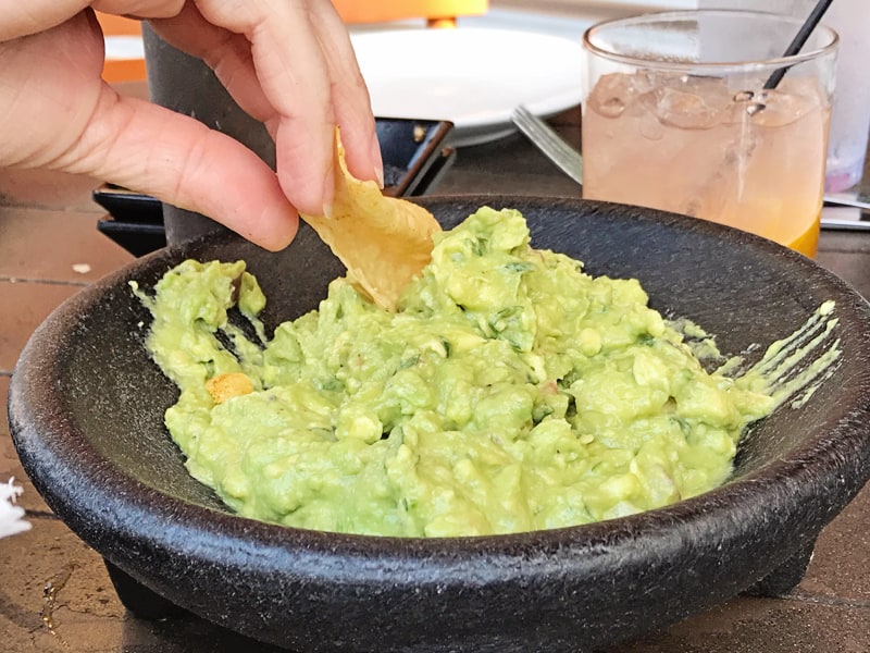 Flying Iguana Tequila Bar in Neptune Beach has the best table side guacamole.