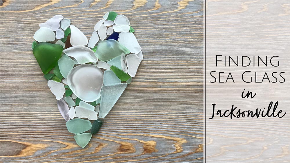 On the Hunt for Sea Glass in Jacksonville, Florida.