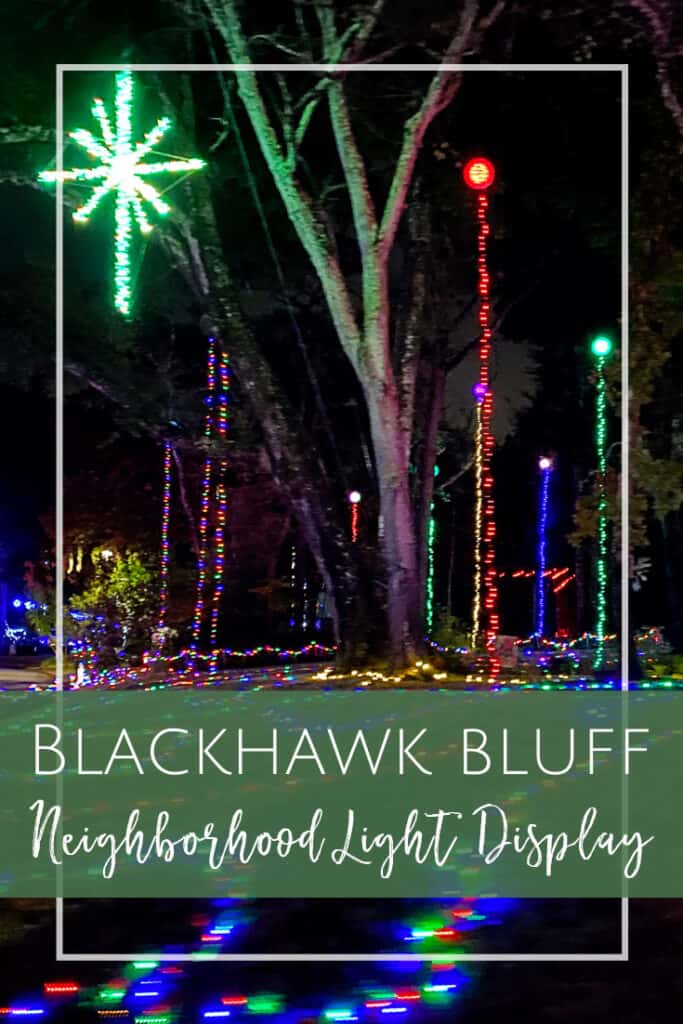 Blackhawk Bluff Christmas Lights 2025