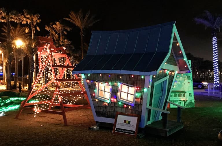 2024 Deck The Chairs Holiday Light Display Jacksonville Beach Moms