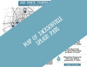 Printable Map of Jacksonville Splash Pads