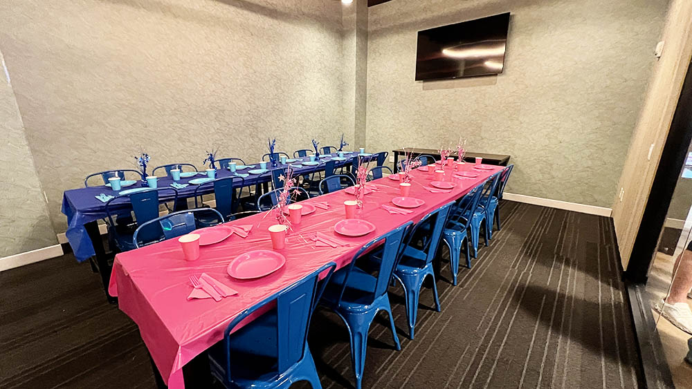 Party Room at Beach Bowl in Jacksonville, FL