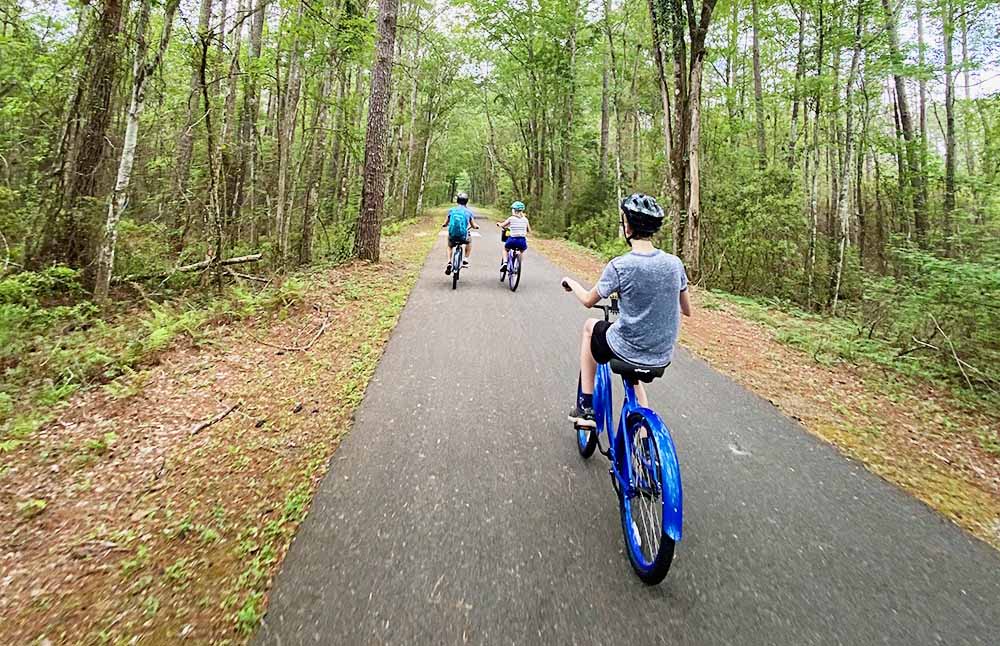 Baldwin Bike Trail with Kids in Jacksonville, FL