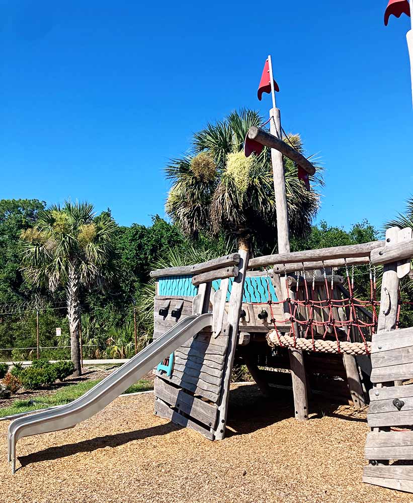 David Wayne Pack Park Pirate Playground in Jacksonville, FL